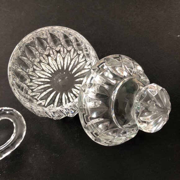 VINTAGE Gorham "Althea" Crystal Cream & Sugar Bowl with Lid EUC - Picture 6 of 8